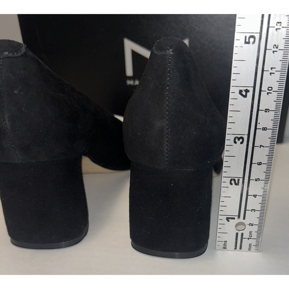 Mark Fisher Black Suede Lunda Block Heel Size 7. 5 M - Picture 6 of 6